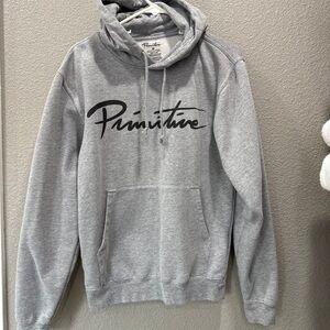 Primitive Gray Sweatshirt Hoodie Casual Streetwear